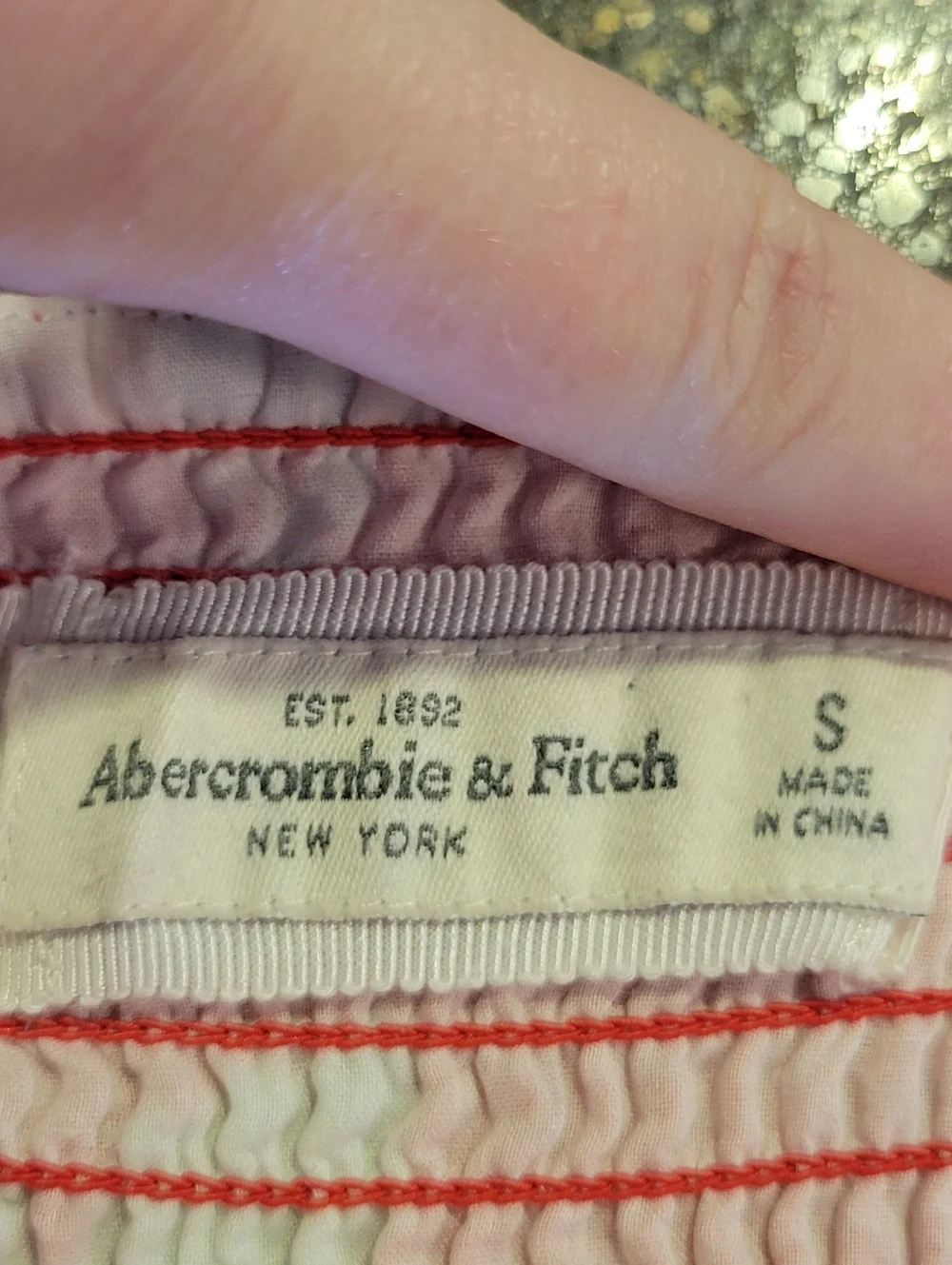 Abercrombie & Fitch Red Pink Blue Flowers Sweetheart Neckline Drop Waist Dress - Picture 6 of 7